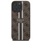 Guess 4G Printed Stripes MagSafe Phone Case Cover iPhone 16 Pro Max - Brown