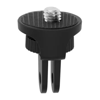 Адаптер для экшн-камер PULUZ с резьбой 1/4" и вращением 360°, Black