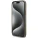 DKNY iPhone 15 vāciņš Leather Monogram MagSafe, brūns