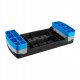 4Fizjo Aerobic Stepper Platform, 2 levels, blue-black