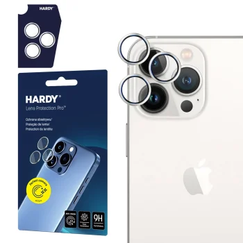 3mk HARDY Pro stikla lēcu aizsargs Apple iPhone 15 Max - Balts | Lens Protection Glass  White