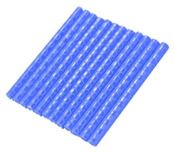 Отражающие трубки для спиц велосипеда, 12 штук, синие