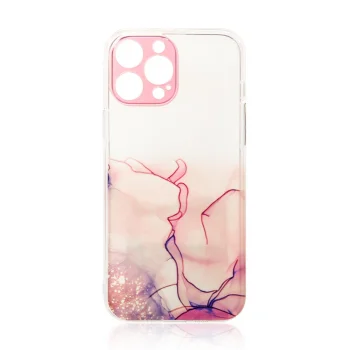Чехол для Samsung Galaxy A12 5G Marble Case, TPU, розовый мрамор