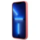 Karl Lagerfeld Silicone Plaque vāciņš priekš iPhone 13 Pro Max, Fuchsia