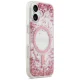 Guess Resin Bottom Glitter MagSafe magnētiskais vāciņš iPhone 17 – rozā | Phone Case Cover