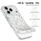 Чехол Tech-Protect для iPhone 17 Pro Max FlexAir MagSafe, Daisies with Leaves