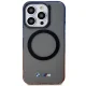 Чехол BMW для iPhone 14 Pro Gradient Bumper MagSafe, серый