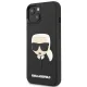 Karl Lagerfeld 3D Rubber Karl\'s Head vāciņš iPhone 14 Plus, melns