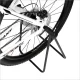 Saliekams velosipēdu remonta statīvs aizmugurējam ritenim, melns