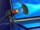 Студийный USB-микрофон для ПК с RGB и штативом, кардиоидный,...