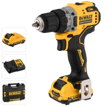 Аккумуляторная дрель-шуруповерт DeWalt DCD701D2-QW 12В 2x 2.0 Ач TSTAK
