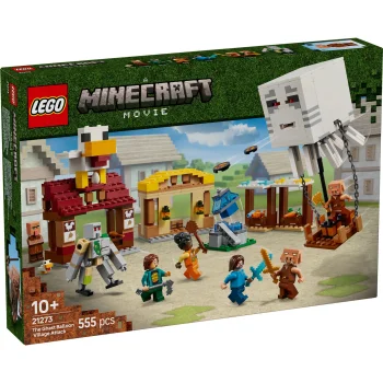 Конструктор LEGO Minecraft 21273 The Ghast Balloon Village Attack
