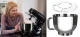 Planetārais virtuves kombains ar blenderi, 6.2 l, 2200 W, melns