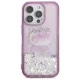 Чехол Hello Kitty для iPhone 16 Pro Max Liquid Glitter 50th Anniversary, фиолетовый