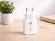 Быстрое сетевое зарядное устройство 20W USB/USB-C с кабелем 3-в-1, белое