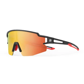 Rockbros bērnu velo brilles ar polarizētām lēcām, melnas