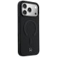 Mercedes Leather 3D MagSafe vāciņš iPhone 17 Pro Max, melns