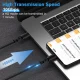 USB-C uz USB-C kabelis Maclean MCE492, 100W, PD, 10 Gbps, 5A, 2 m, melns
