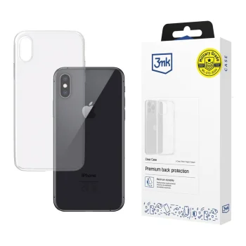 3mk Clear Case Vāciņš iPhone X Telefonam - Caurspīdīgs