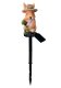 Solar LED Garden Lamp Rabbit in Hat, ZD50P