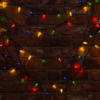Светодиодная гирлянда Шишки 100 LED 8м Forever Light CLF-13, многоцветная