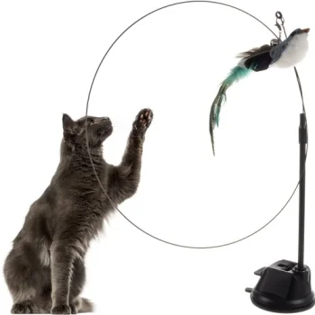 Удочка Игрушка "Птичка " для Кошек На Присоске | Fishing Rod With Suction Cup Cat...
