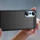 Vāciņš telefonam Infinix Hot 20 Carbon Case, elastīgs TPU, melns