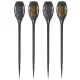 Садовые солнечные фонари-факелы 12 LED, 4 шт.