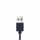 Мини настольный вентилятор USB, синий