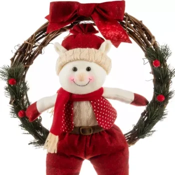 Ruhhy Elf Ziemassvētku vainags durvīm, 36 cm