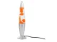 Dekoratīvā Nakts Galda Lampa Lava, Sudraba-Oranžs | Nightlight Decorative Lamp Lava