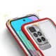 Чехол для Xiaomi Redmi 10 Hybrid Armor Clear 3 in 1, красный