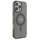 Guess iPhone 16 Pro Case IML Rhinestones MagSafe, Black