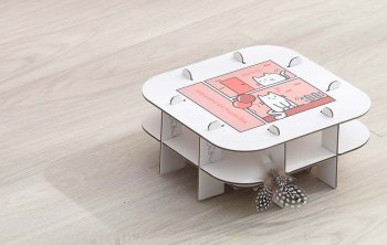 Petwant T3 Gudrā Mājdzivnieku Kaķu Rotaļlieta Manta Spalva priekš Spēlēm | Smart Intelligent Cat Dog Toy