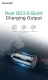 Baseus 30W Divu Portu Auto Lādētājs QC 3.0, Melns | Baseus car charger Dual