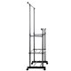 Massido 686200 Mobile Clothes Rack, Black