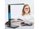 LED Desk Lamp with USB, QI Wireless Charger and Clock