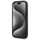 Чехол DKNY Grained Metal Logo MagSafe для iPhone 15 - Бежевый