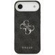 Guess 4G Lielais Klasiskais Logo Maciņš iPhone 17 Air - melns | Big Classic Phone Case Cover Black