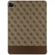 Guess iPad Pro 12.9\" чехол-книжка 4G Stripe Allover, коричневый