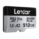 Lexar High-Performance Silver Plus microSDXC atmiņas karte 512GB ar adapteri