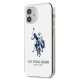 Apple iPhone 12 mini 5.4\'\' US Polo Shiny Big Logo Case Cover (USHCP12STPUHRWH), White