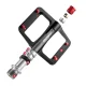 Rockbros BP2603 platformas velosipēda pedāļi ar titāna asi, melni