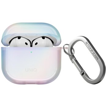 Uniq Iridescia Case for Apple AirPods 4, Holo White