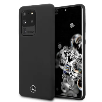 Чехол Mercedes для Samsung Galaxy S20 Ultra, Silicone Line, черный