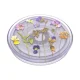 Popsockets PlantCore satvērējs Purple Fields tālruņa turētājs un statīvs – caurspīdīgs