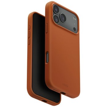 Uniq iPhone 17 Pro Max vāciņš Lino Magclick Charging, oranžs
