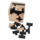 Wooden Brain Teaser Puzzle Cube for Kids and Adults 24742