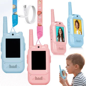 Video Walkie-Talkie Redleaf WT2 300m Range Blue and Pink