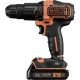 Аккумуляторная ударная дрель-шуруповерт Black & Decker BDCHD18K-QW, 18В, 1x 1.5Ач
